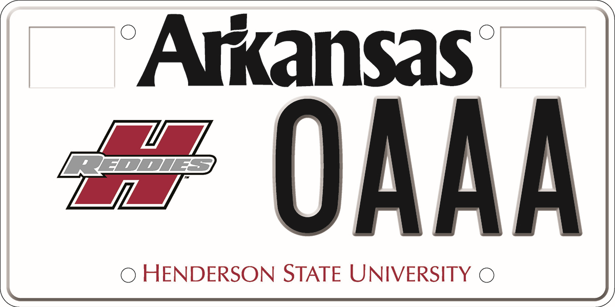 Henderson State University License Plate